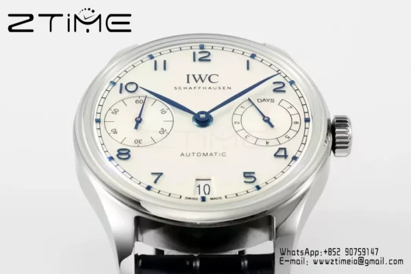 IWC Portugieser Automatic SS IW501702 APS Factory 1:1 Best Edition White/Blue Dial - Super Clone Watch | 1:1 Best Version