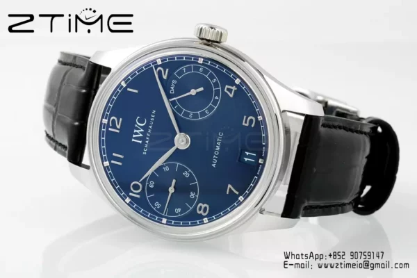 IWC Portugieser Automatic SS IW501704 APS Factory 1:1 Best Edition Blue Dial - Super Clone Watch | 1:1 Best Version