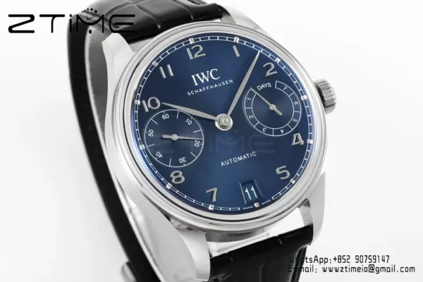 IWC Portugieser Automatic SS IW501704 APS Factory 1:1 Best Edition Blue Dial - Super Clone Watch | 1:1 Best Version