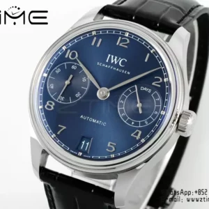 IWC Portugieser Automatic SS IW501704 APS Factory 1:1 Best Edition Blue Dial - Super Clone Watch | 1:1 Best Version