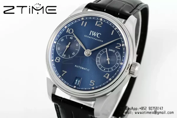 IWC Portugieser Automatic SS IW501704 APS Factory 1:1 Best Edition Blue Dial - Super Clone Watch | 1:1 Best Version