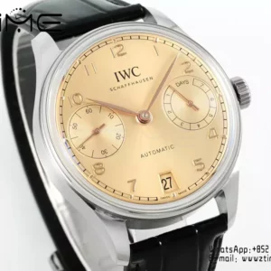 IWC Portugieser Automatic SS IW501705 APS Factory 1:1 Best Edition Champagne Dial - Super Clone Watch | 1:1 Best Version