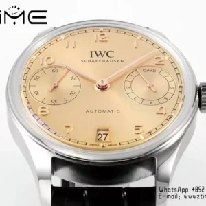 IWC Portugieser Automatic SS IW501705 APS Factory 1:1 Best Edition Champagne Dial - Super Clone Watch | 1:1 Best Version