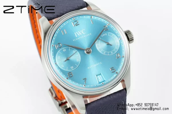 IWC Portugieser Automatic SS IW501708 APS Factory 1:1 Best Edition Light Blue Dial - Super Clone Watch | 1:1 Best Version