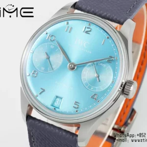 IWC Portugieser Automatic SS IW501708 APS Factory 1:1 Best Edition Light Blue Dial - Super Clone Watch | 1:1 Best Version