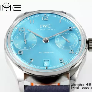 IWC Portugieser Automatic SS IW501708 APS Factory 1:1 Best Edition Light Blue Dial - Super Clone Watch | 1:1 Best Version
