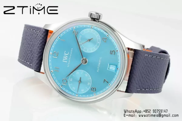 IWC Portugieser Automatic SS IW501708 APS Factory 1:1 Best Edition Light Blue Dial - Super Clone Watch | 1:1 Best Version