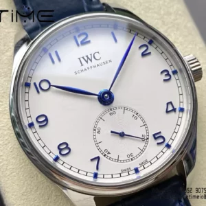 IWC Portuguese IW358304 GR Factory 1:1 Best Edition SS White Dial Blue Markers - Super Clone Watch | 1:1 Best Version