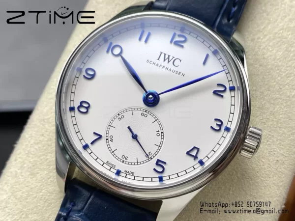 IWC Portuguese IW358304 GR Factory 1:1 Best Edition SS White Dial Blue Markers - Super Clone Watch | 1:1 Best Version