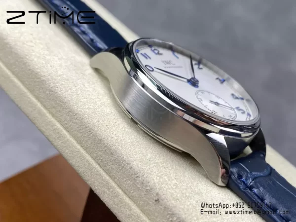IWC Portuguese IW358304 GR Factory 1:1 Best Edition SS White Dial Blue Markers - Super Clone Watch | 1:1 Best Version