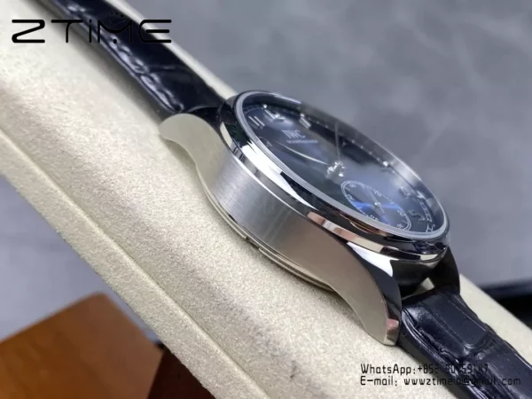IWC Portuguese IW358305 GR Factory 1:1 Best Edition SS Blue Dial Silvery Markers - Super Clone Watch | 1:1 Best Version