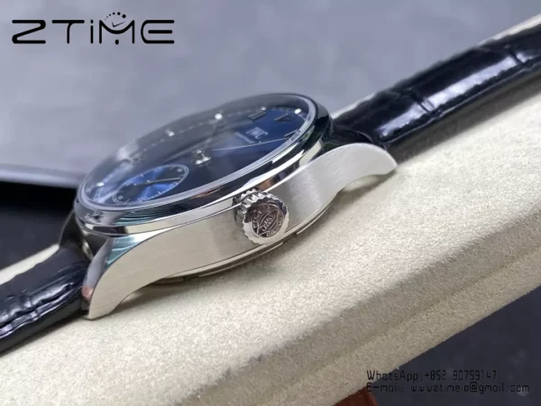 IWC Portuguese IW358305 GR Factory 1:1 Best Edition SS Blue Dial Silvery Markers - Super Clone Watch | 1:1 Best Version
