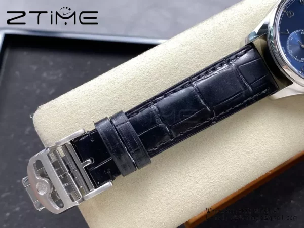 IWC Portuguese IW358305 GR Factory 1:1 Best Edition SS Blue Dial Silvery Markers - Super Clone Watch | 1:1 Best Version