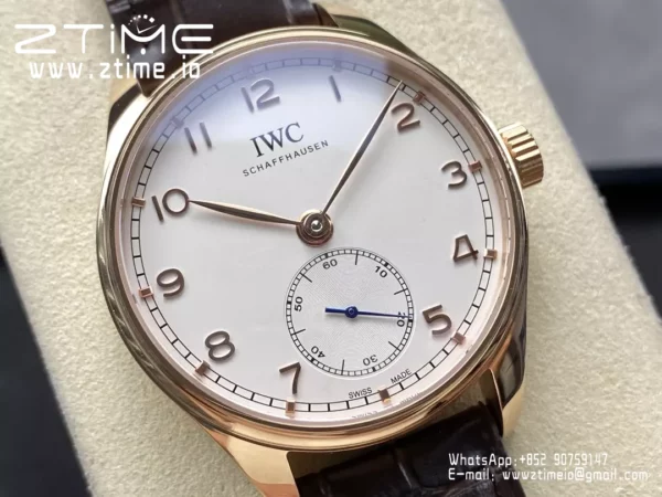 IWC Portuguese IW358306 GR Factory 1:1 Best Edition RG White Dial RG Markers - Super Clone Watch | 1:1 Best Version