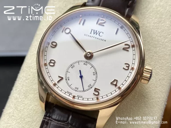 IWC Portuguese IW358306 GR Factory 1:1 Best Edition RG White Dial RG Markers - Super Clone Watch | 1:1 Best Version