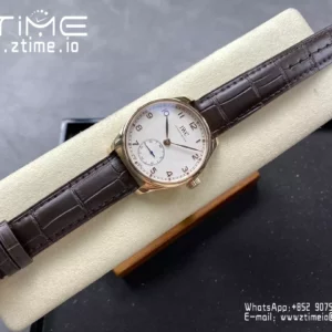 IWC Portuguese IW358303 GR Factory 1:1 Best Edition SS White Dial RG Markers - Super Clone Watch | 1:1 Best Version