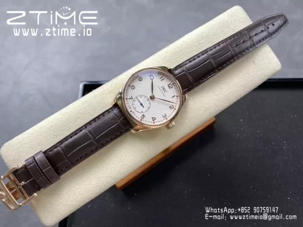 IWC Portuguese IW358303 GR Factory 1:1 Best Edition SS White Dial RG Markers - Super Clone Watch | 1:1 Best Version
