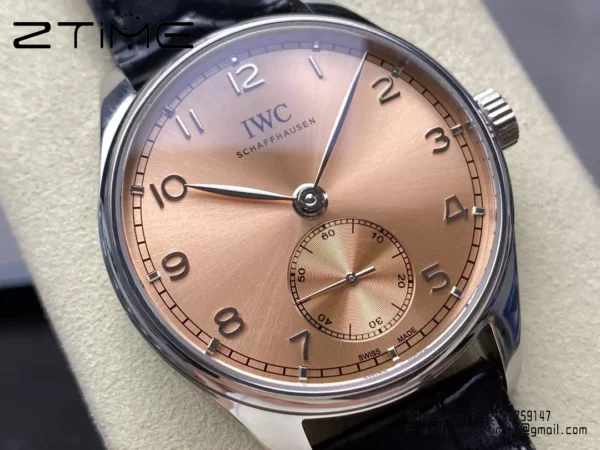 IWC Portuguese IW358313 GR Factory 1:1 Best Edition SS Champagne Dial Silvery Markers - Super Clone Watch | 1:1 Best Version
