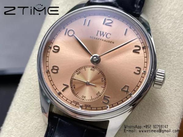 IWC Portuguese IW358313 GR Factory 1:1 Best Edition SS Champagne Dial Silvery Markers - Super Clone Watch | 1:1 Best Version