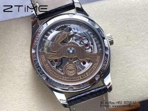 IWC Portuguese IW358315 GR Factory 1:1 Best Edition SS Red Dial Silvery Markers - Super Clone Watch | 1:1 Best Version