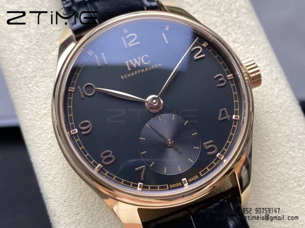 IWC Portuguese IW358401 GR Factory 1:1 Best Edition RG Browan Dial RG Markers - Super Clone Watch | 1:1 Best Version