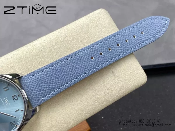 IWC Portuguese IW358402 GR Factory 1:1 Best Edition SS Ice Blue Dial Silvery Markers - Super Clone Watch | 1:1 Best Version