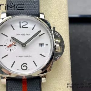 Panerai PAM1381 Luminor Due Luna Rossa 42mm VSF 1:1 Best Edition harmaalla nailonhihnalla P900 - Super Clone Watch | 1:1 Paras versio