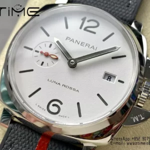 Panerai PAM1381 Luminor Due Luna Rossa 42mm VSF 1:1 Best Edition harmaalla nailonhihnalla P900 - Super Clone Watch | 1:1 Paras versio