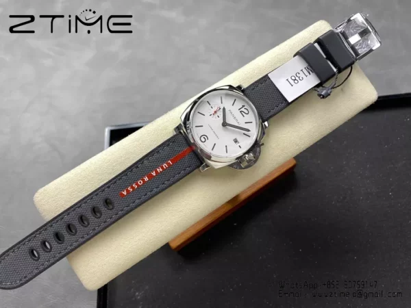 Panerai PAM1381 Luminor Due Luna Rossa 42mm VSF 1:1 Best Edition harmaalla nailonhihnalla P900 - Super Clone Watch | 1:1 Paras versio