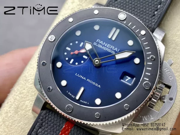 Panerai PAM1565 Submersible Luna Rossa 42mm VSF 1:1 Best Edition P900 - Super Clone Watch | 1:1 Best Version