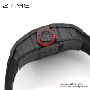 RICHARD MILLE RM35-01 Black Carbon BBR Factory Best Edition Black Rubber Strap - Super Clone Watch | 1:1 Best Version