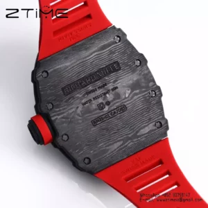 RICHARD MILLE RM35-01 Black Carbon BBR Factory Best Edition Red Rubber Strap - Super Clone Watch | 1:1 Best Version