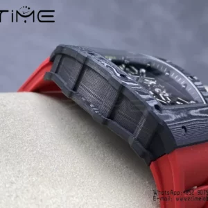RICHARD MILLE RM35-01 Black Carbon BBR Factory Best Edition Red Rubber Strap - Super Clone Watch | 1:1 Best Version