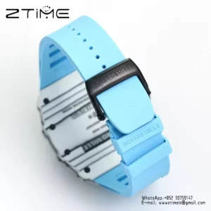 RICHARD MILLE RM35-01 White Carbon BBR Factory Best Edition Blue Rubber Strap - Super Clone Watch | 1:1 Best Version