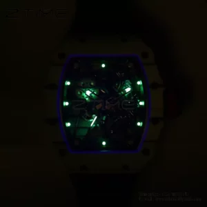 RICHARD MILLE RM35-01 White Carbon BBR Factory Best Edition Orange Nylon Strap - Super Clone Watch | 1:1 Best Version