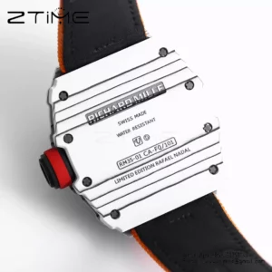 RICHARD MILLE RM35-01 White Carbon BBR Factory Best Edition Orange Nylon Strap - Super Clone Watch | 1:1 Best Version