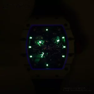 RICHARD MILLE RM35-01 White Carbon BBR Factory Best Edition Red Nylon Strap - Super Clone Watch | 1:1 Best Version