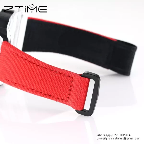 RICHARD MILLE RM35-01 White Carbon BBR Factory Best Edition Red Nylon Strap - Super Clone Watch | 1:1 Best Version