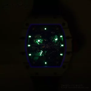 RICHARD MILLE RM35-01 White Carbon BBR Factory Best Edition Red Rubber Strap - Super Clone Watch | 1:1 Best Version