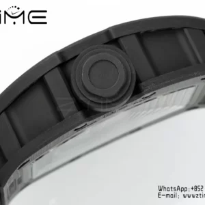 リシャール・ミル RM055 NTPT APSファクトリー 1:1ベストエディション RGベゼル ブラッククラウン ラバーストラップ - スーパークローンウォッチ｜1:1ベストバージョン
