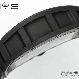 リシャール・ミル RM055 NTPT APSファクトリー 1:1ベストエディション RGベゼル ブラッククラウン ラバーストラップ - スーパークローンウォッチ｜1:1ベストバージョン