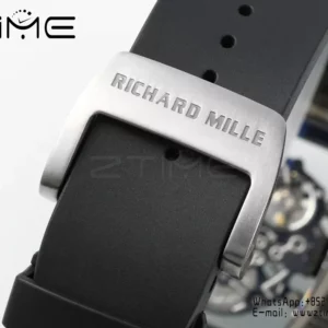 リシャール・ミル RM055 NTPT APSファクトリー 1:1ベストエディション RGベゼル ブラッククラウン ラバーストラップ - スーパークローンウォッチ｜1:1ベストバージョン