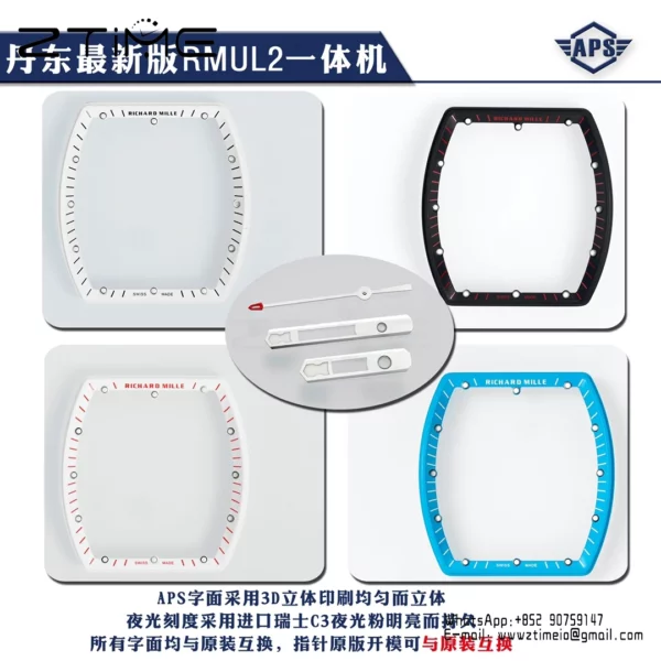 Richard Mille RM055 NTPT APS Factory 1:1 Best Edition White Bezel Red Crown Rubber Strap - Super Clone Watch | 1:1 Best Version