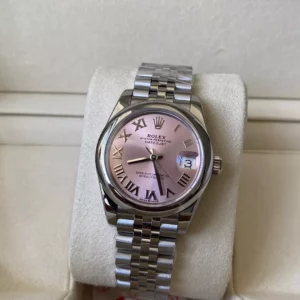 Rolex DateJust 31mm 278240 A+ Factory 1:1 Best Edition Ροζ Ρωμαϊκό καντράν σε βραχιόλι Jubilee DD2824 - Super Clone Watch | 1:1 Best Version
