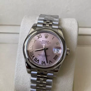 Rolex DateJust 31mm 278240 A+ Factory 1:1 Best Edition Ροζ Ρωμαϊκό καντράν σε βραχιόλι Jubilee DD2824 - Super Clone Watch | 1:1 Best Version