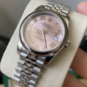 Rolex DateJust 31mm 278240 A+ Factory 1:1 Best Edition Ροζ Ρωμαϊκό καντράν σε βραχιόλι Jubilee DD2824 - Super Clone Watch | 1:1 Best Version