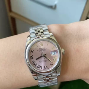 Rolex DateJust 31mm 278240 A+ Factory 1:1 Best Edition Ροζ Ρωμαϊκό καντράν σε βραχιόλι Jubilee DD2824 - Super Clone Watch | 1:1 Best Version