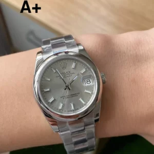 Rolex DateJust 31mm 278240 A+ Factory 1:1 Best Edition Silvery Dial on Oyster Bracelet DD2824 - Super Clone Watch | 1:1 Best Version