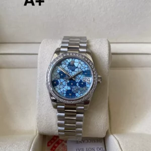 Rolex DateJust 31mm 278274-0036 A+ Factory 1:1 Best Edition Blue Dial on Diamond Bezel DD2824 - Super Clone Watch | 1:1 Best Version