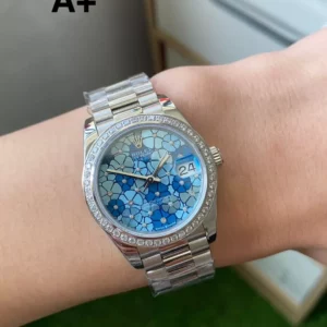 Rolex DateJust 31mm 278274-0036 A+ Factory 1:1 Best Edition Blue Dial on Diamond Bezel DD2824 - Super Clone Watch | 1:1 Best Version